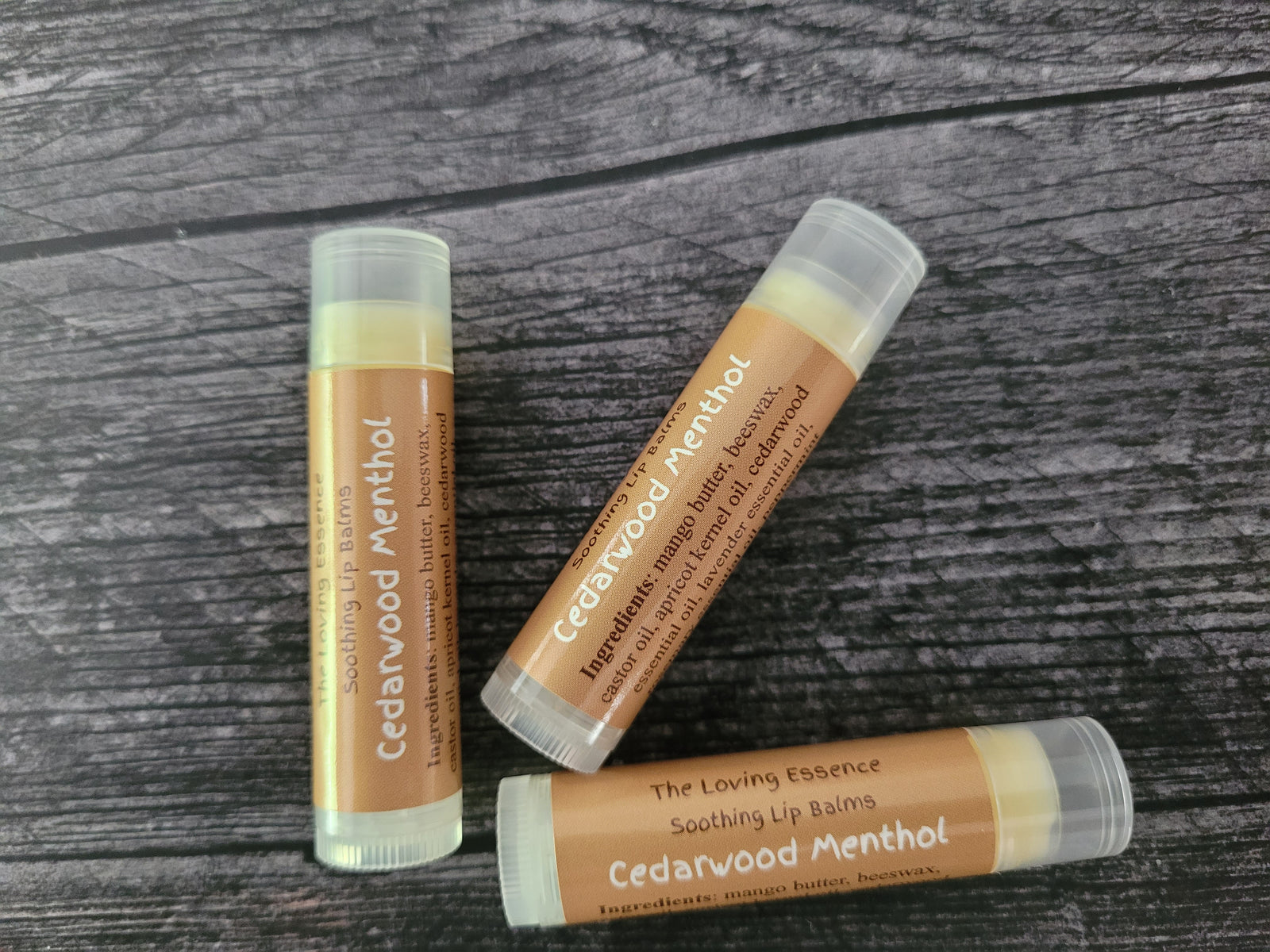 Cedarwood Menthol Lip Balm